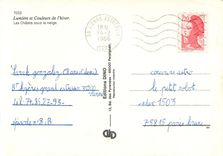 CPM Lumiere et couleurs de l'hiver les chalets sous la neige