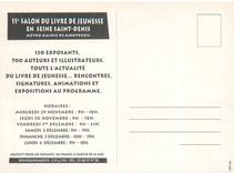 CPM Ce Salon ca me donne un faim de loup Salon du livre de jeunesse en Seine St Denis Montreuil L'Humanite Telerama