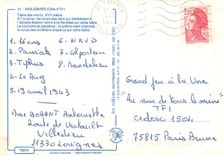CPM Molesmes (Cote d'Or) Table des morts XVIe siecle