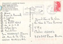 CPM Aurillac (Cantal) La Ville et la Jordanne