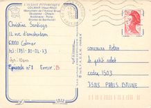 CPM Colmar (Haut Rhin) Monument de l'Amiral Bruat