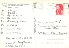 CPM Balcon de Guignol (tableau) Lyon