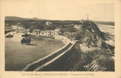 CPA Saint-Jean-de-Luz Vue generale de Socoa