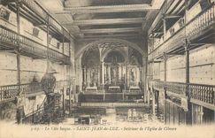 CPA La Cote Basque Saint-Jean-de-Luz Interieur de l'Eglise de Ciboure