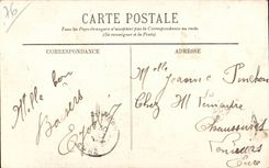 CPA Rouen the stone tram cross nice shot