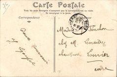 CPA Oissel Landsitz des Wolbung Gatters und des Drehkopfes von 16