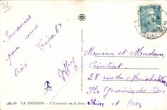 CPA Treport the end of the Ligthhouse pier