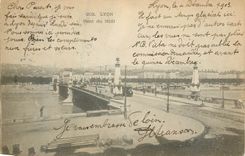 CPA Lyon pont du midi Tramway