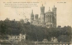 CPA Lyon abside de la nouvelle eglise de fourviere