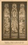CPA Fourviere vitrail de la reine des patriarche