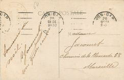 CPA Lyon basilique de N D de fourviere (Facade Nord)