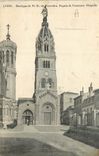 CPA Lyon basilique de N D de fourviere facade de l'ancienne chapelle