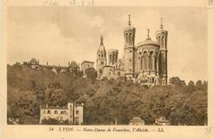 CPA Lyon N D de fourviere l'absides