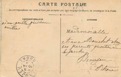 CPA Lyon inteirue de la basilique de N D de fourviere mosaique de la bataille de lepante