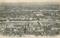 CPA Lyon vue generale prise de fourviere