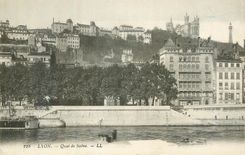 CPA Lyon quai de saone