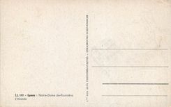 CPA Lyon N D de fourviere l'abside