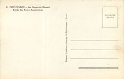 CPM Constantine Les Gorges du Rhumel Entree des Routes Souterraines