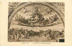 CPA Rome Palais de Vatican La Dispute du Saint-Sacrement