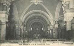 CPA Lyon Basilique de N D de Fourviere La Crypte
