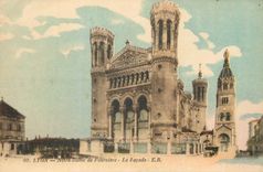 CPA Lyon Notre Dame de Fourviere La Facade