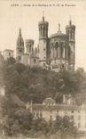 CPA Lyon Abside de la Basilique de N D de Fourviere