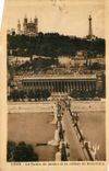 CPA Lyon Le Palais de Justice et la colline de Fourviere
