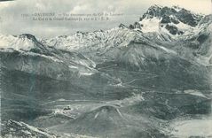 CPA Dauphine Vue panoramique du Col du Lautaret