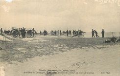 CPA Grandes Manoeuvres du Centre (1908) Artillerie de Campagne Militaria