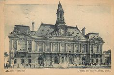 CPA Tours L'Hotel de Ville (Laloux arch)