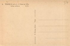 CPA Tours L'Hotel de Ville (Laloux arch)