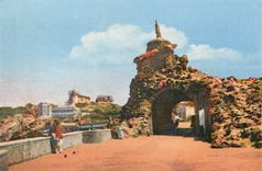 CPA Biarritz Rocher de la Vierge 