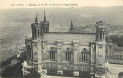 CPA Lyon Basilique de ND de Fourviere Facade laterale 