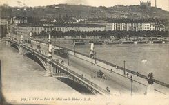 CPA Lyon Pont du Midi sur le Rhone 