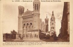 CPA Lyon Basilique Notre Dame de Fourviere 