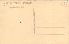 CPA Marseille Notre Dame de la Garde 