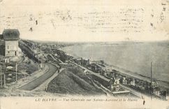 CPA Le Havre Vue generale sur Sainte Adresse et le Havre 