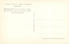 CPM Cluny S et L Eglise St Marcel Romane 