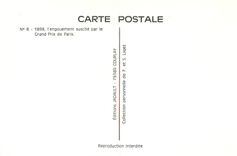 CPA L engouement suscite par le Grand Prix de Paris Velo Cycle Peugeot