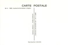 CPA Course de bicyclettes a Angers Velo Cycle