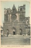 CPA Lyon Cathedrale Saint Jean Entree 
