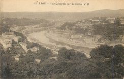 CPA Lyon Vue generale sur la Saone 
