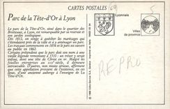 REPRO Lyon Le Parc de la Tete d Or Le Parc 