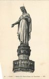 CPA Lyon Statue de Notre Dame de Fourviere 