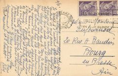 CPA Lyon Cathedrale St Jean et ND de Fourviere Publicite Le Progres