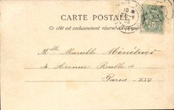 Paris (14) - Park of Montsouris-Sight of together-woman-child-CPA