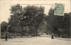Paris (14) - the Montsouris- Park Allee of the Park - CPA