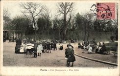 Paris (14) - Park of Montsouris- a Alley-Child --CPA