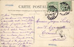 Paris (14) - Park of Montsouris- Allee Of the Park-Woman-Hat --CPA