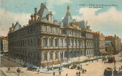 CPA Lyon Palais de la Bourse et Place des Cordeliers 